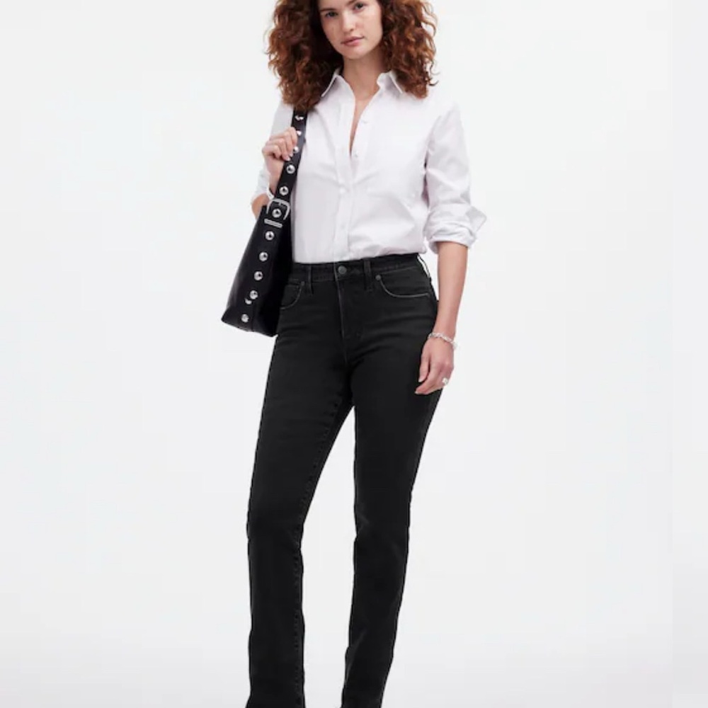 Madewell curvy mid rise Stove pipe Jeans